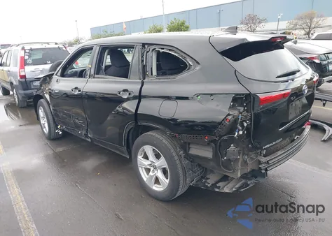 2021 Toyota Highlander Hybrid Le from USA, damaged, VIN 5TDZARAH4MS507726